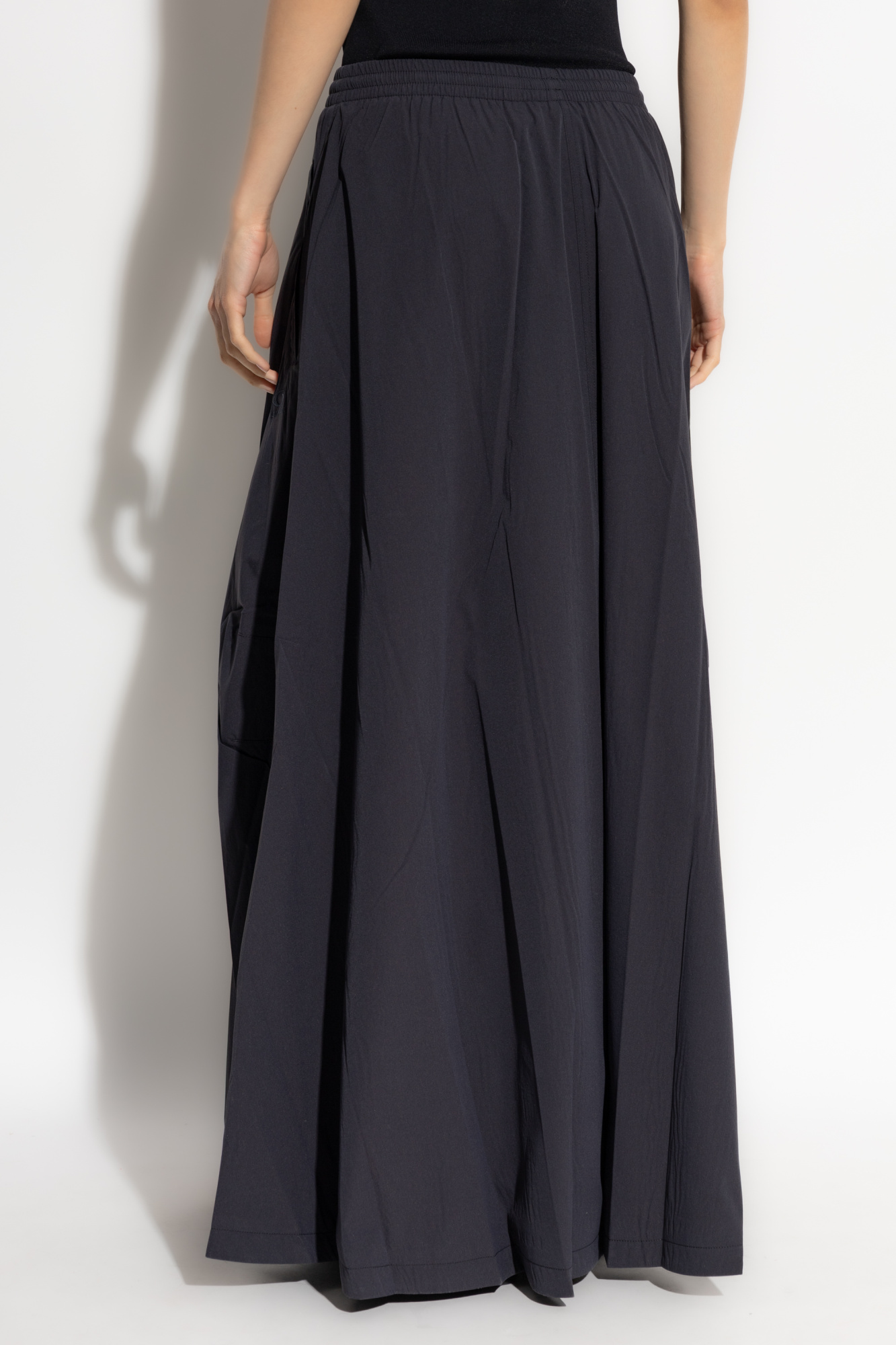 スカート BALENCIAGA SKIRT (809353T1708 1240) Navy blue Skirt with embroidered logo Balenciaga - Vitkac AS